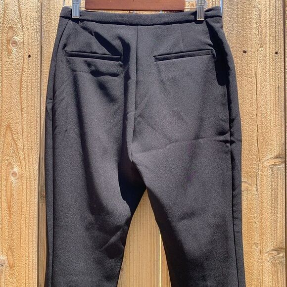 Take 50% OFF- Worthington Classic Black Slim Leg Trousers, Size-4 - Picture 7 of 9